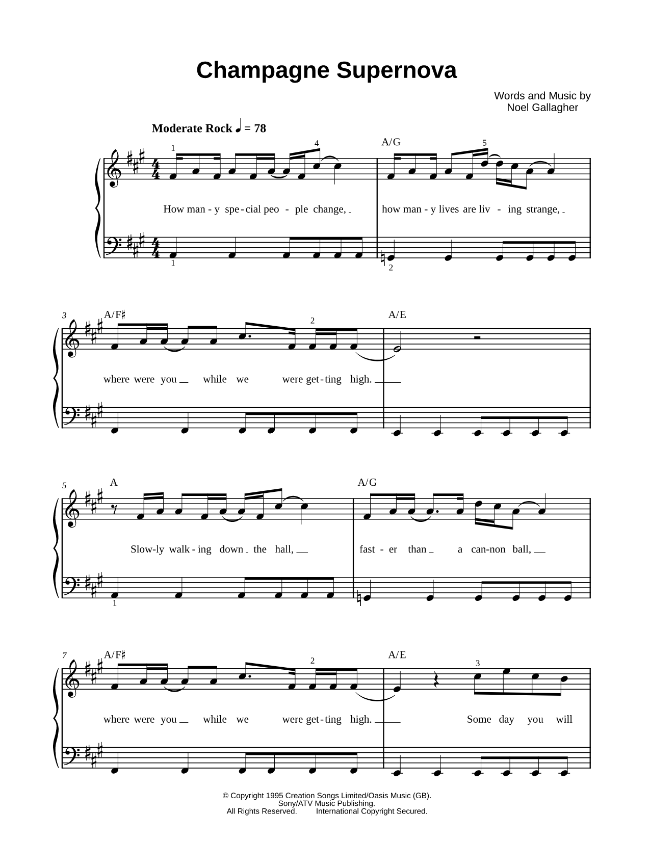 Champagne Supernova