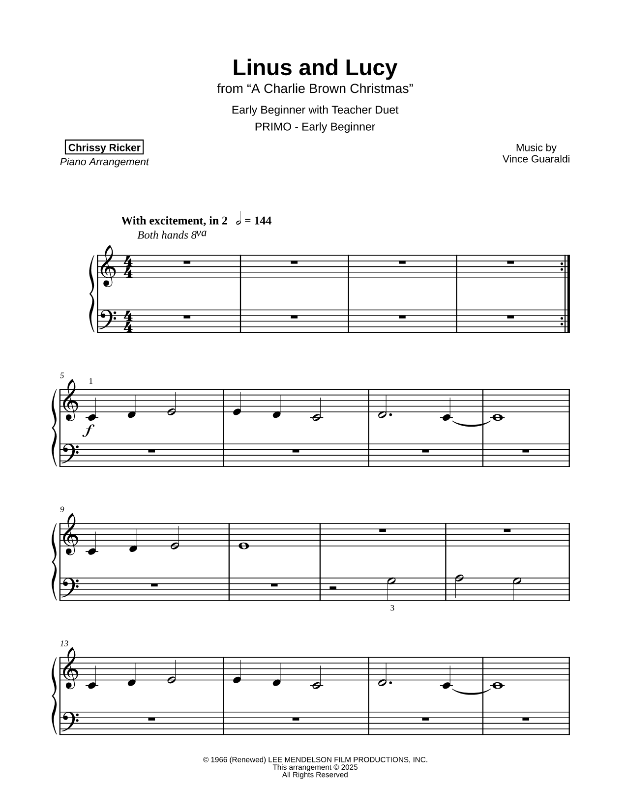 Linus and Lucy [early beginner]