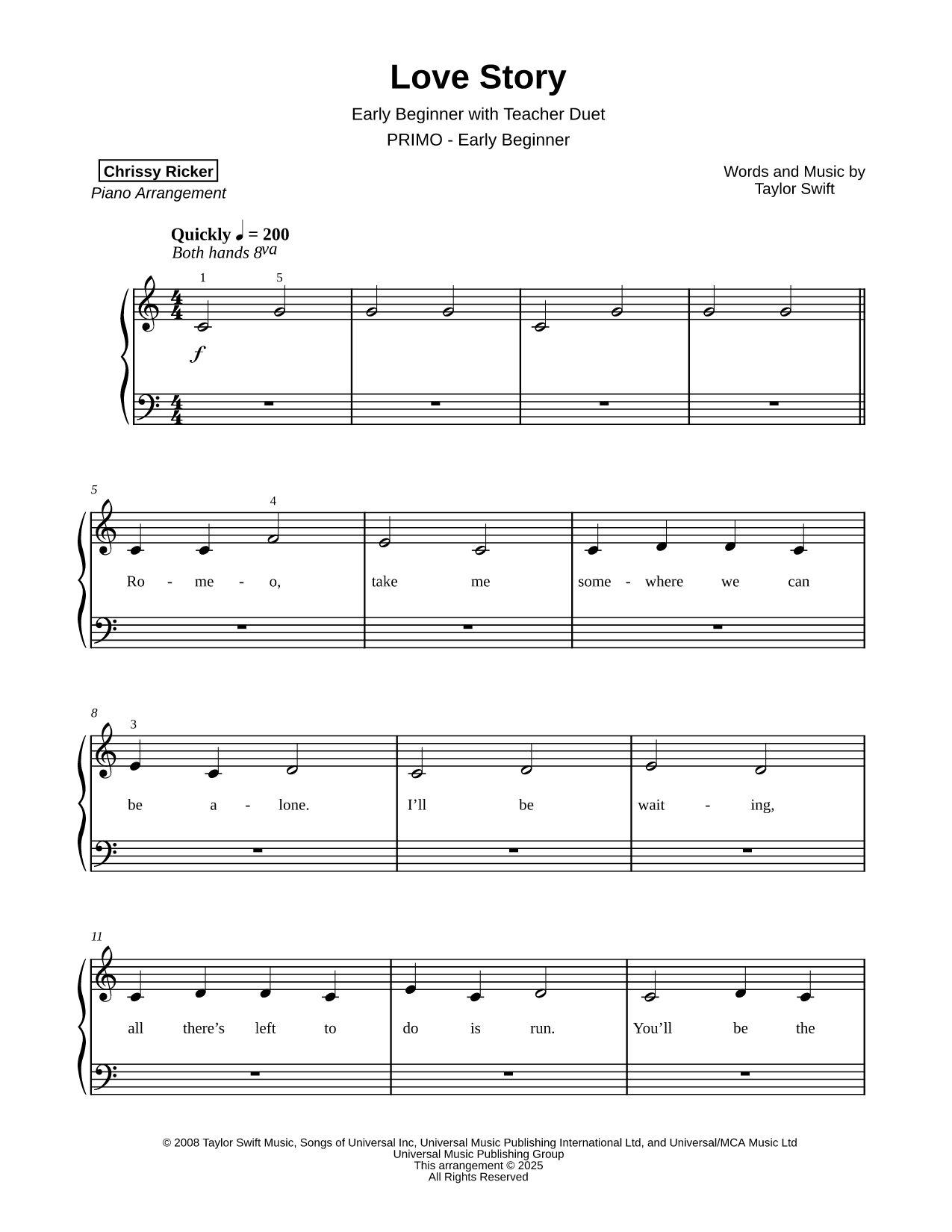 Love Story [early beginner]