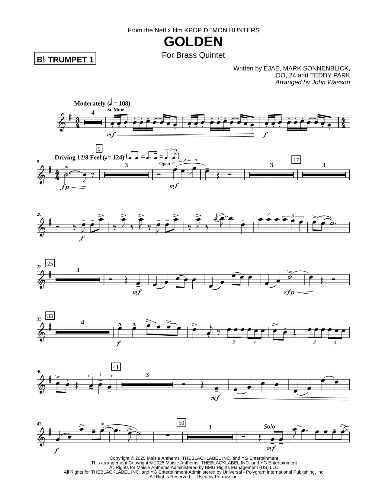 Golden - Trumpet 1
