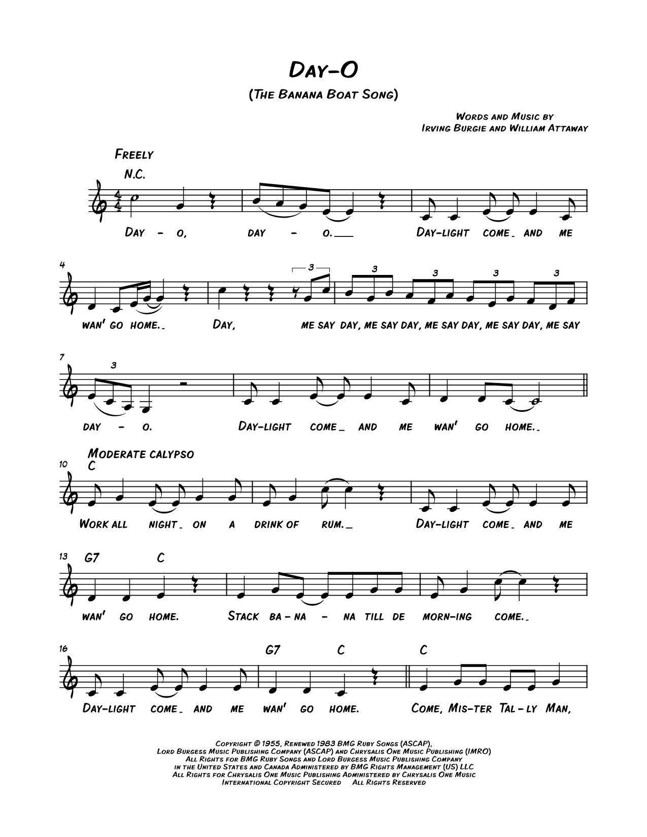 Day-O (The Banana Boat Song)