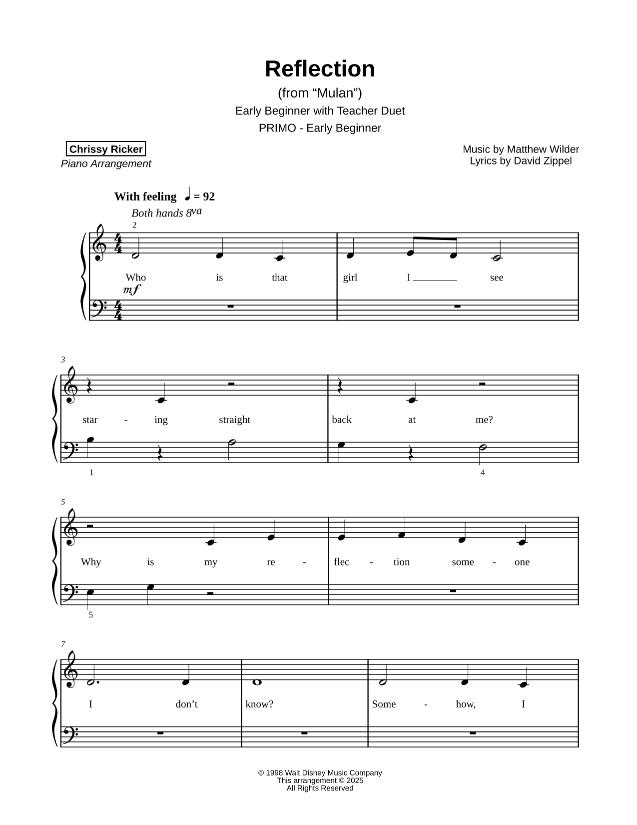 Reflection [early beginner]