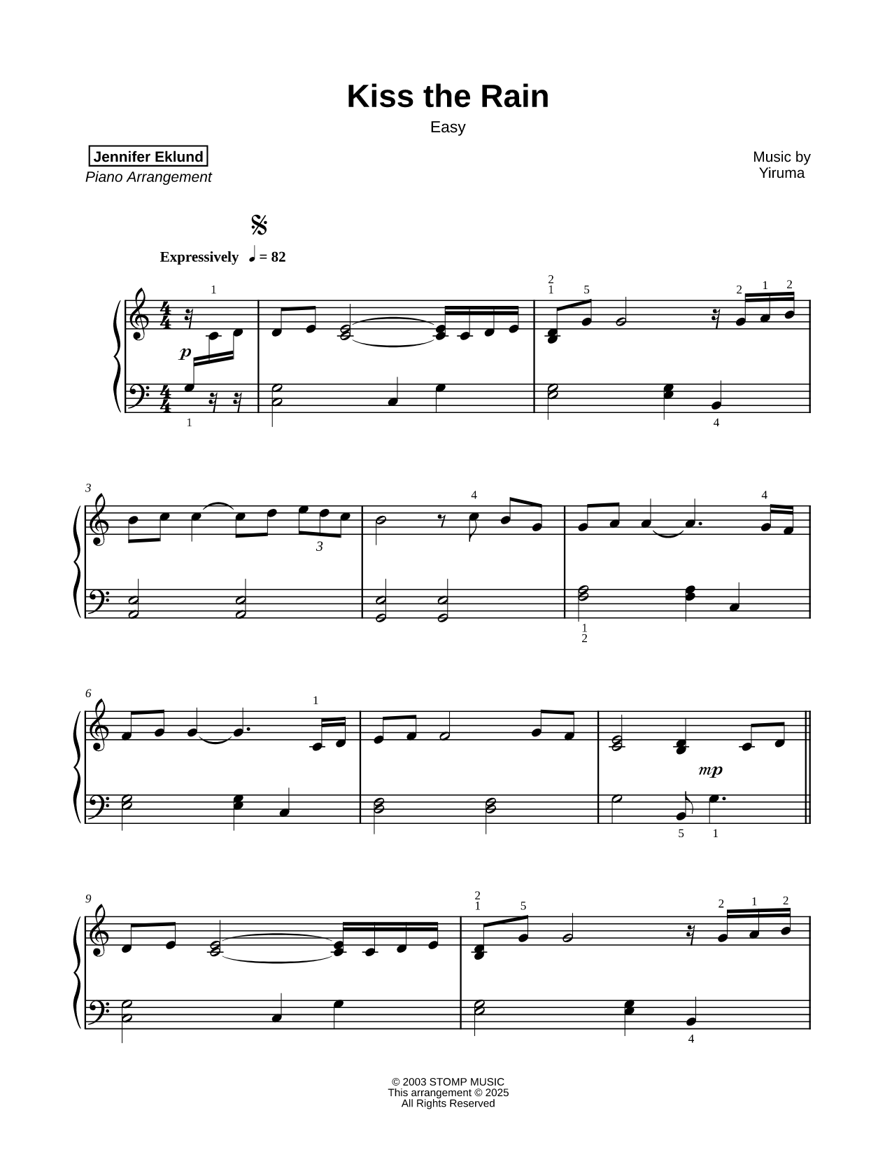 Kiss the Rain [easy]