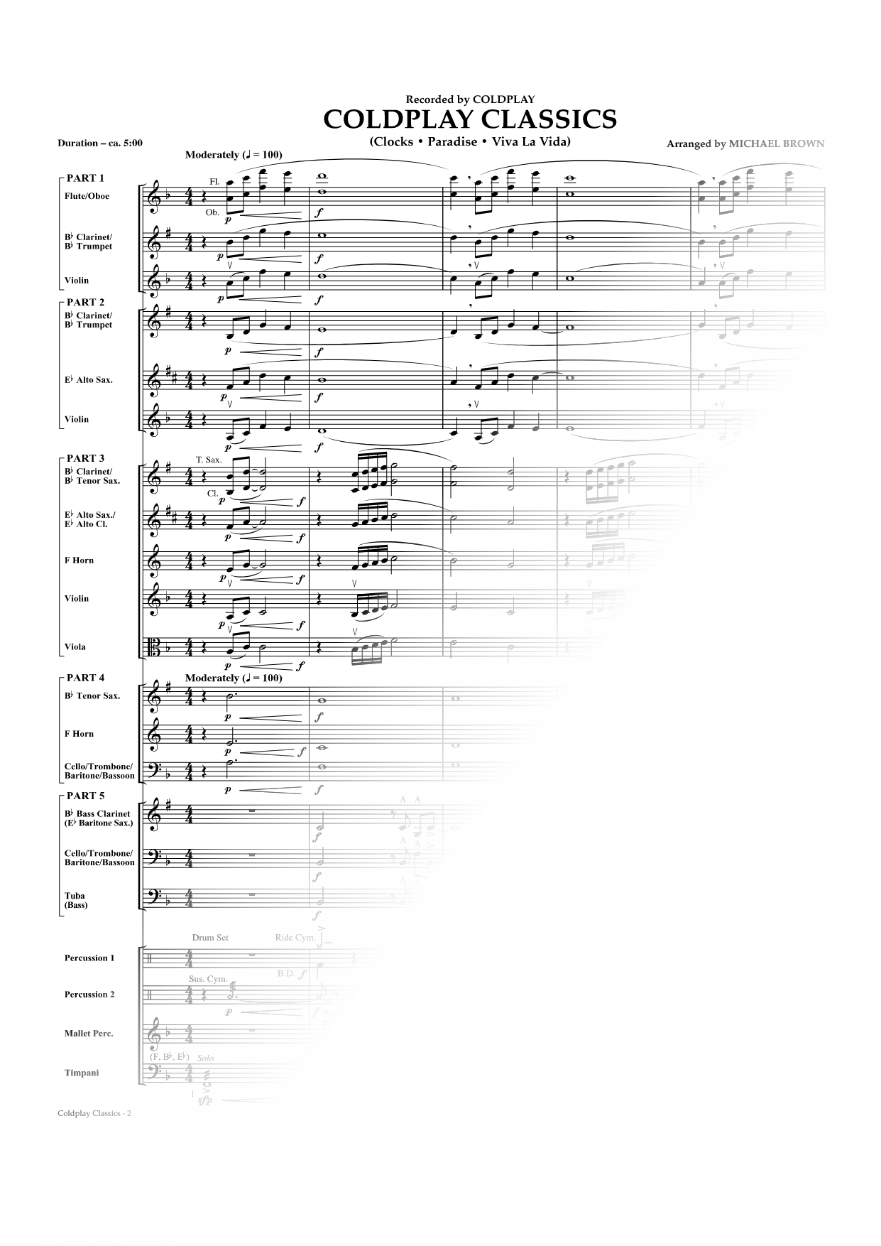 Coldplay Classics (Grade 2-3)