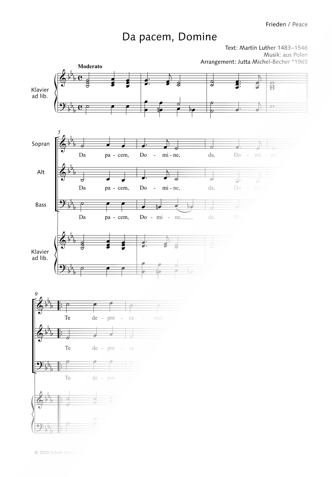 Da pacem, Domine (Give peace, Lord)
