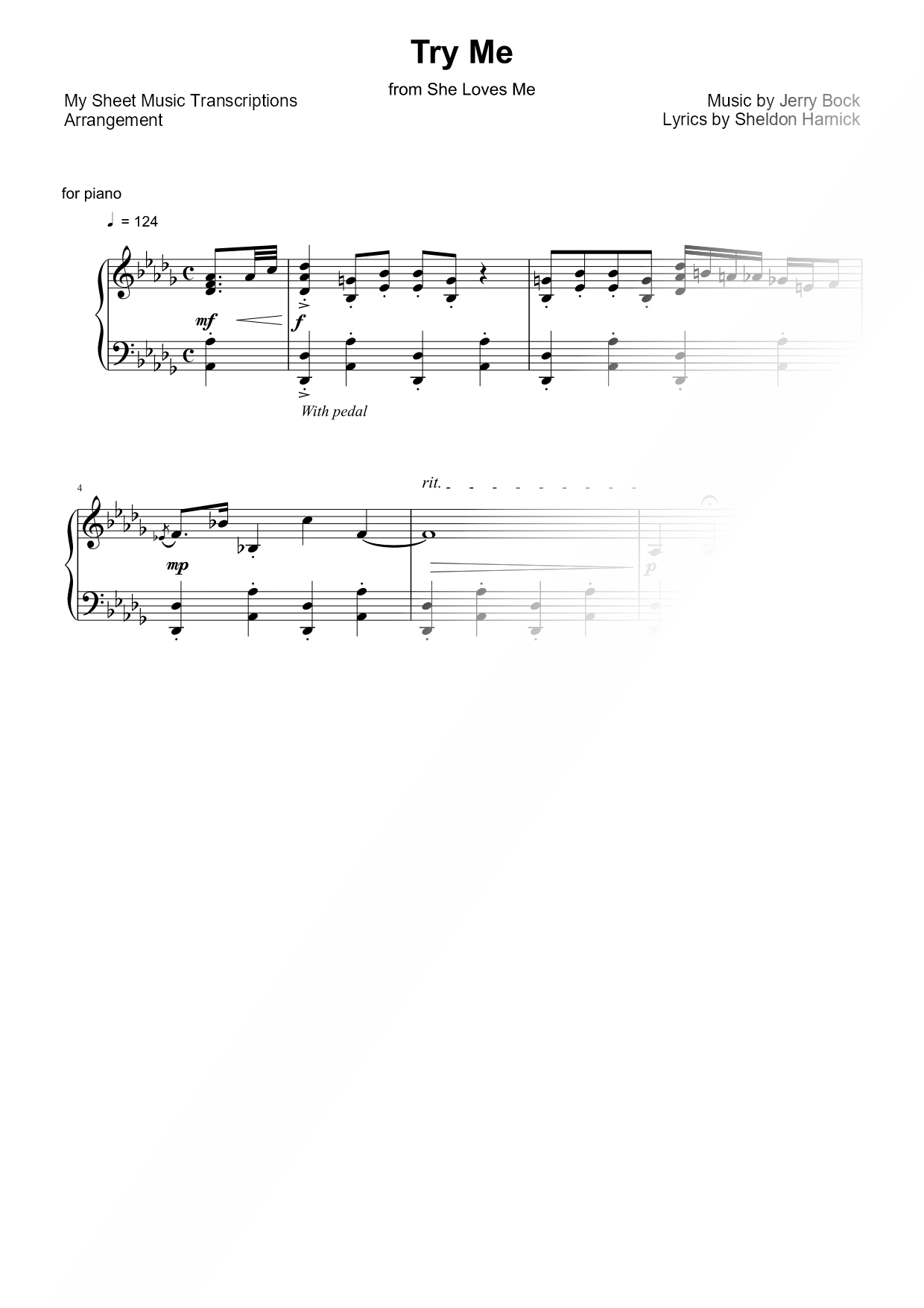 Try Me (from She Loves Me)