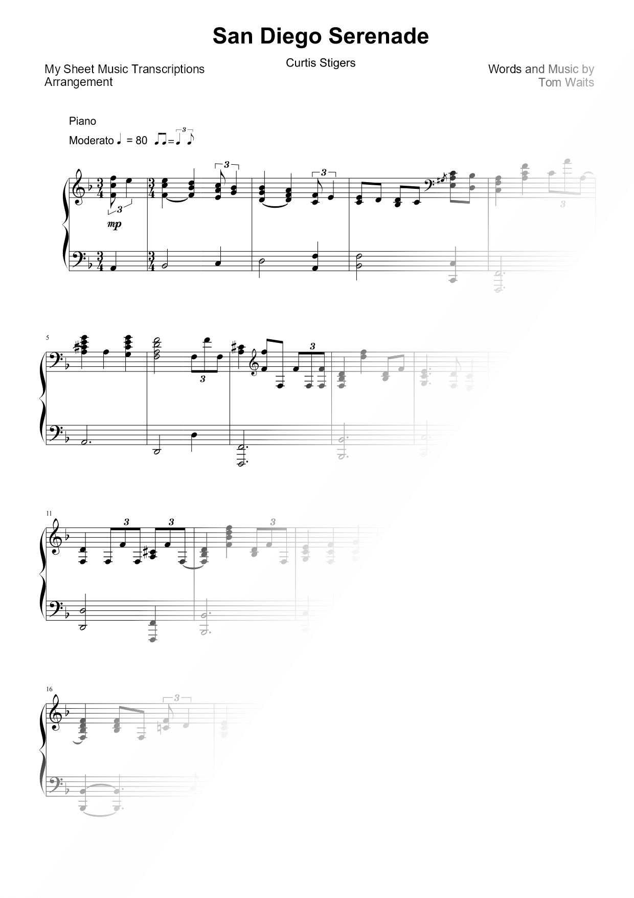 San Diego Serenade (Curtis Stigers)