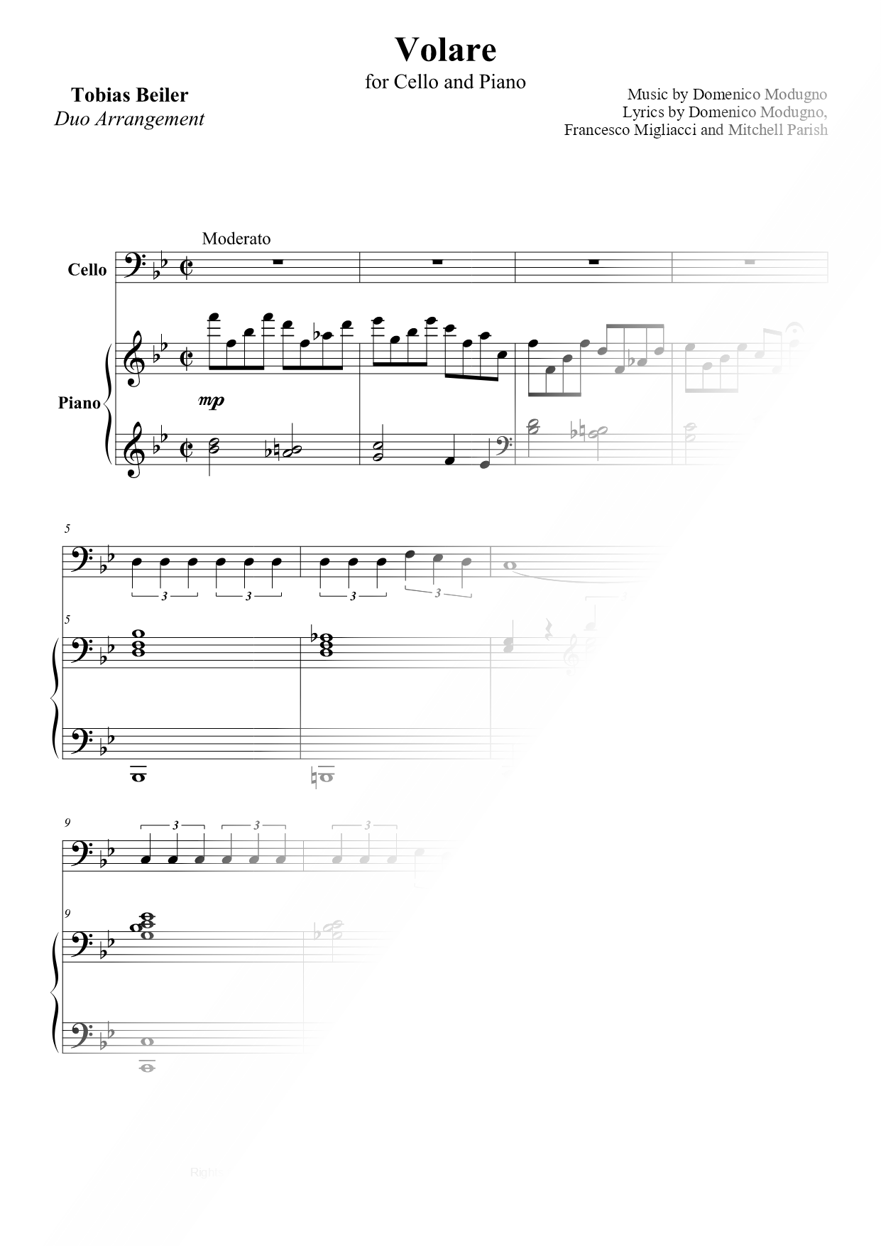 Volare - Cello & Piano