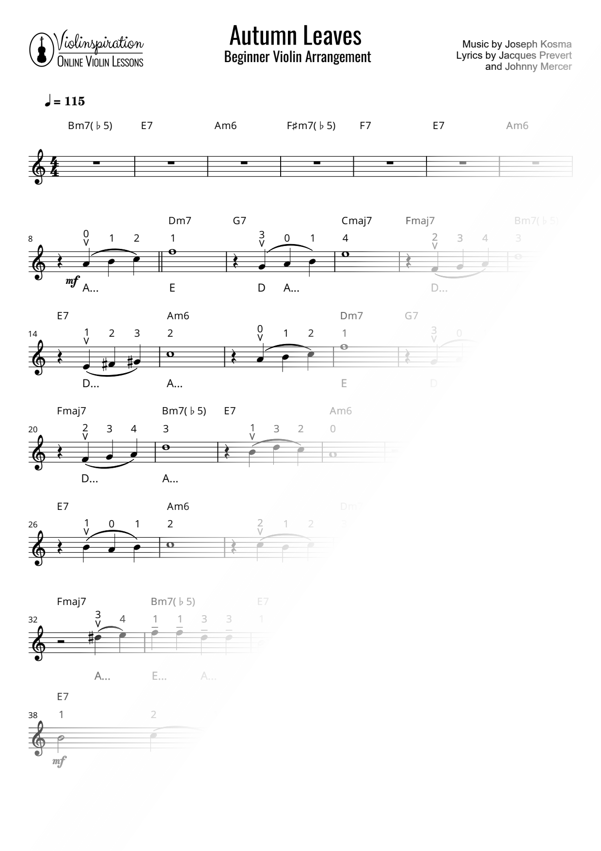 Autumn Leaves [beginner]