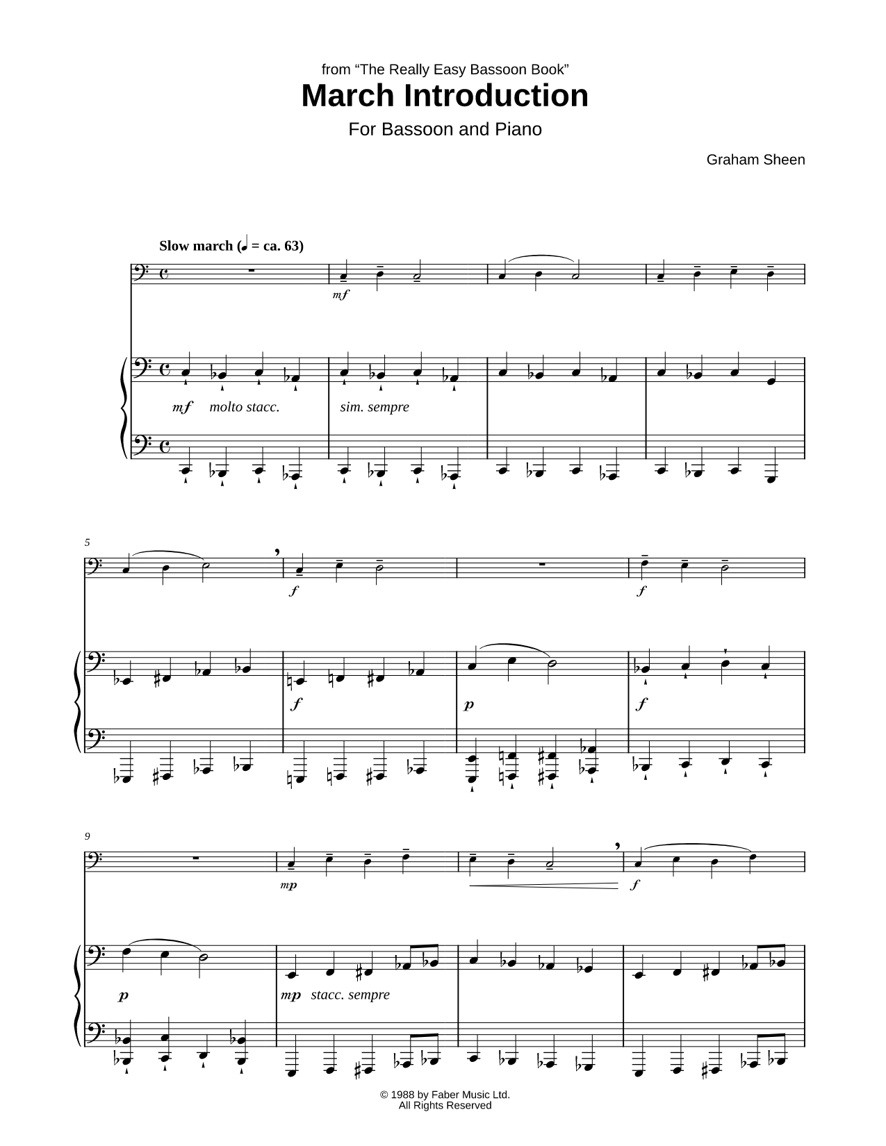 March Introduction (Piano Accompaniment)