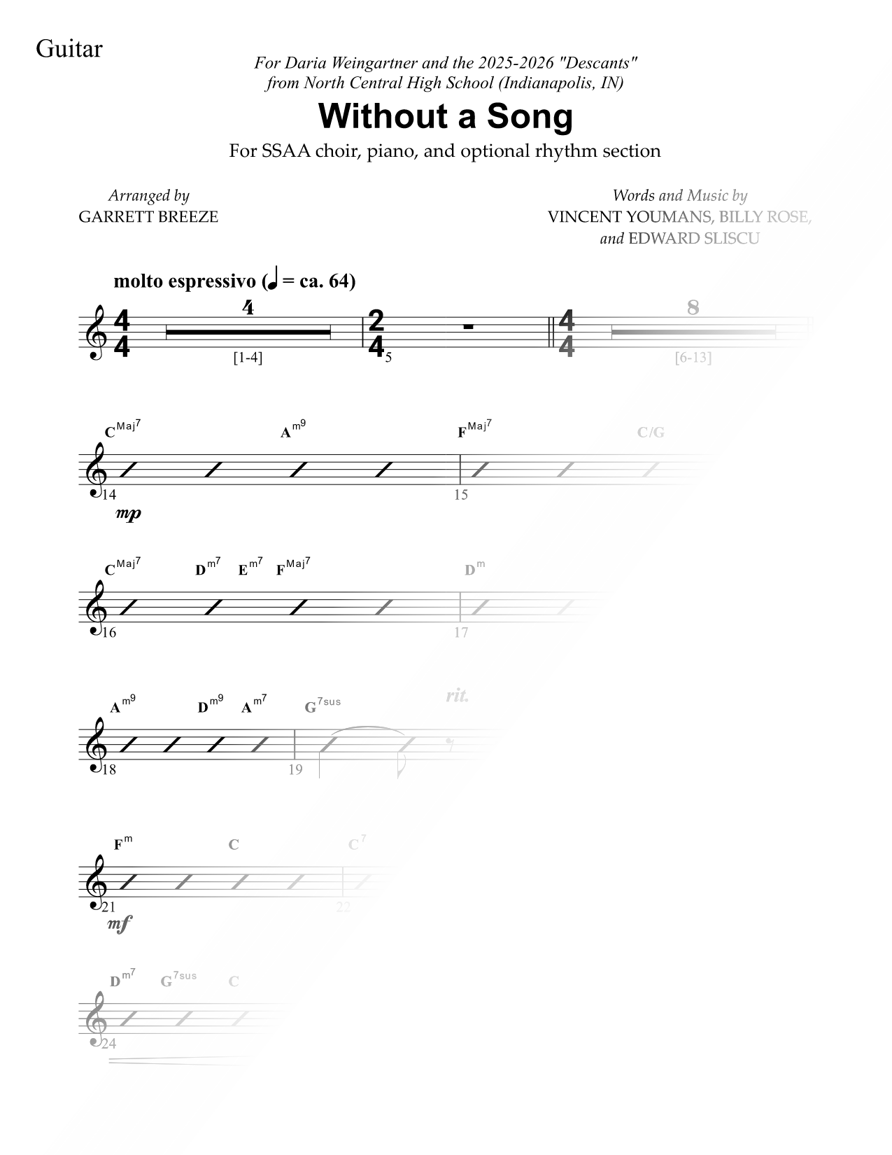 Without a Song