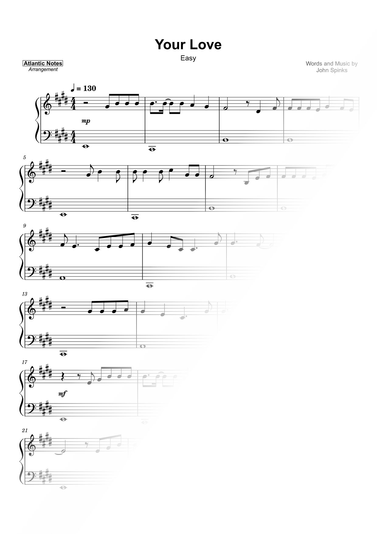 Your Love [easy]