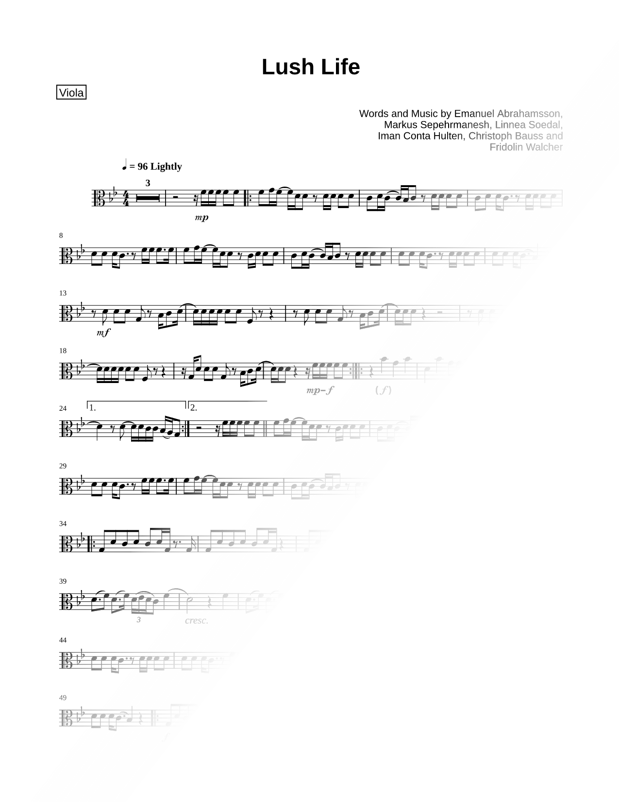 Lush Life - Viola