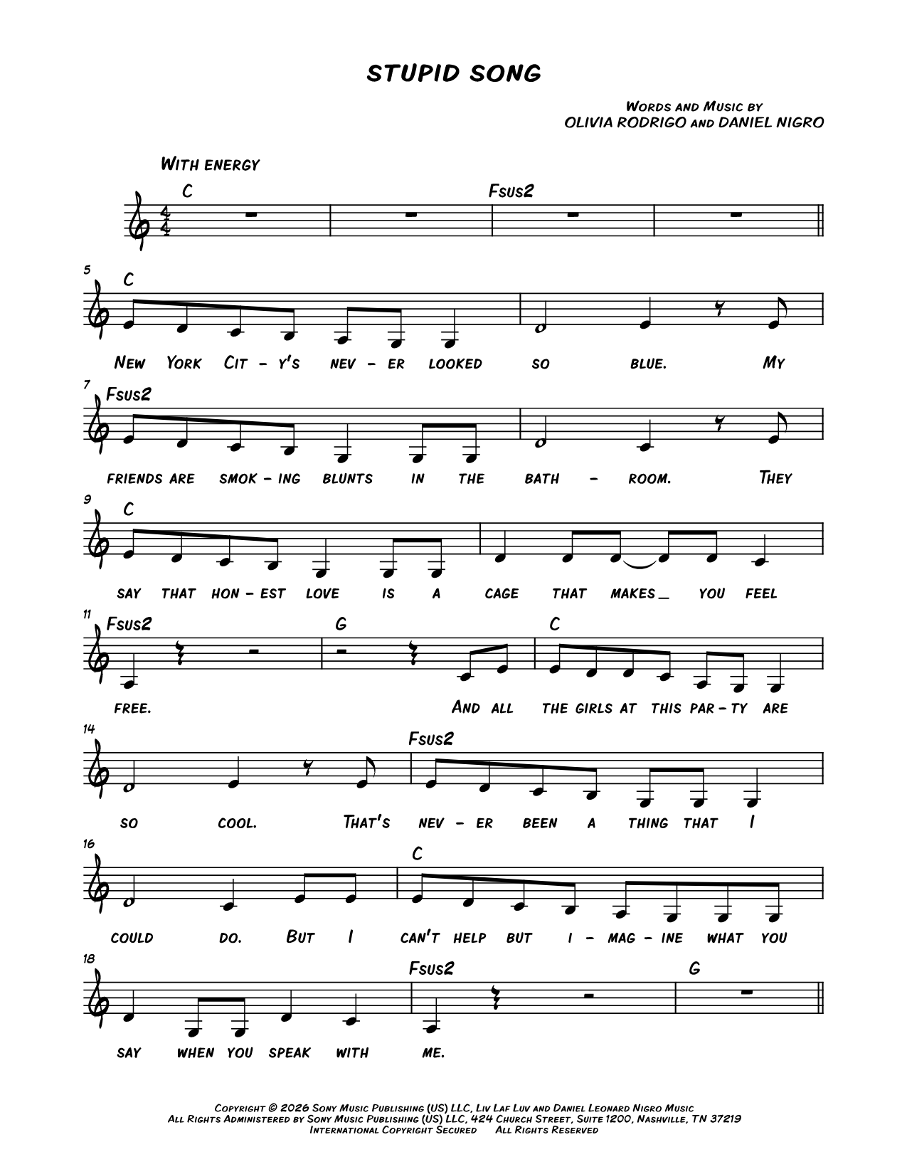 stupid song