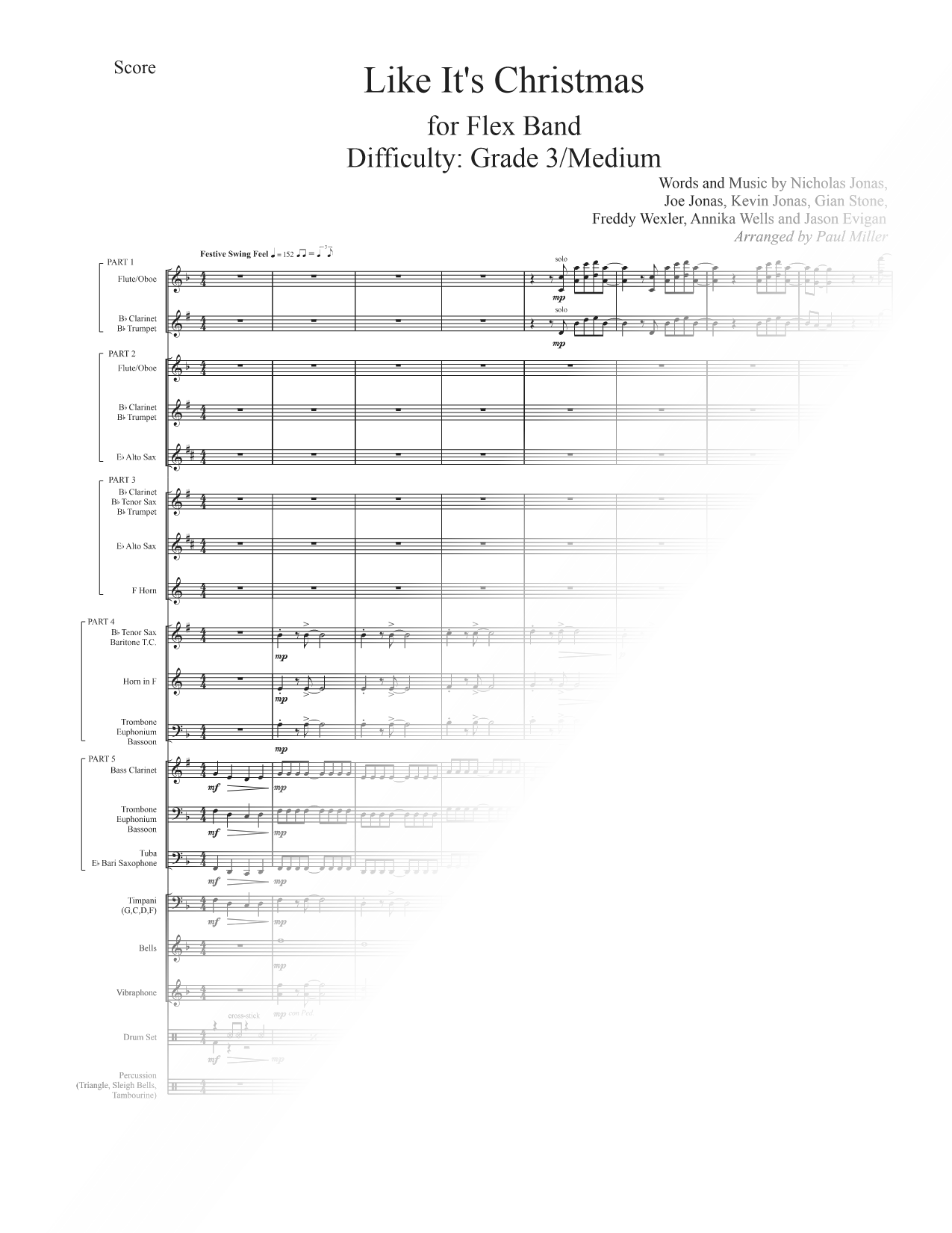 Like It's Christmas - Flex Band (Grade 3 / Medium)