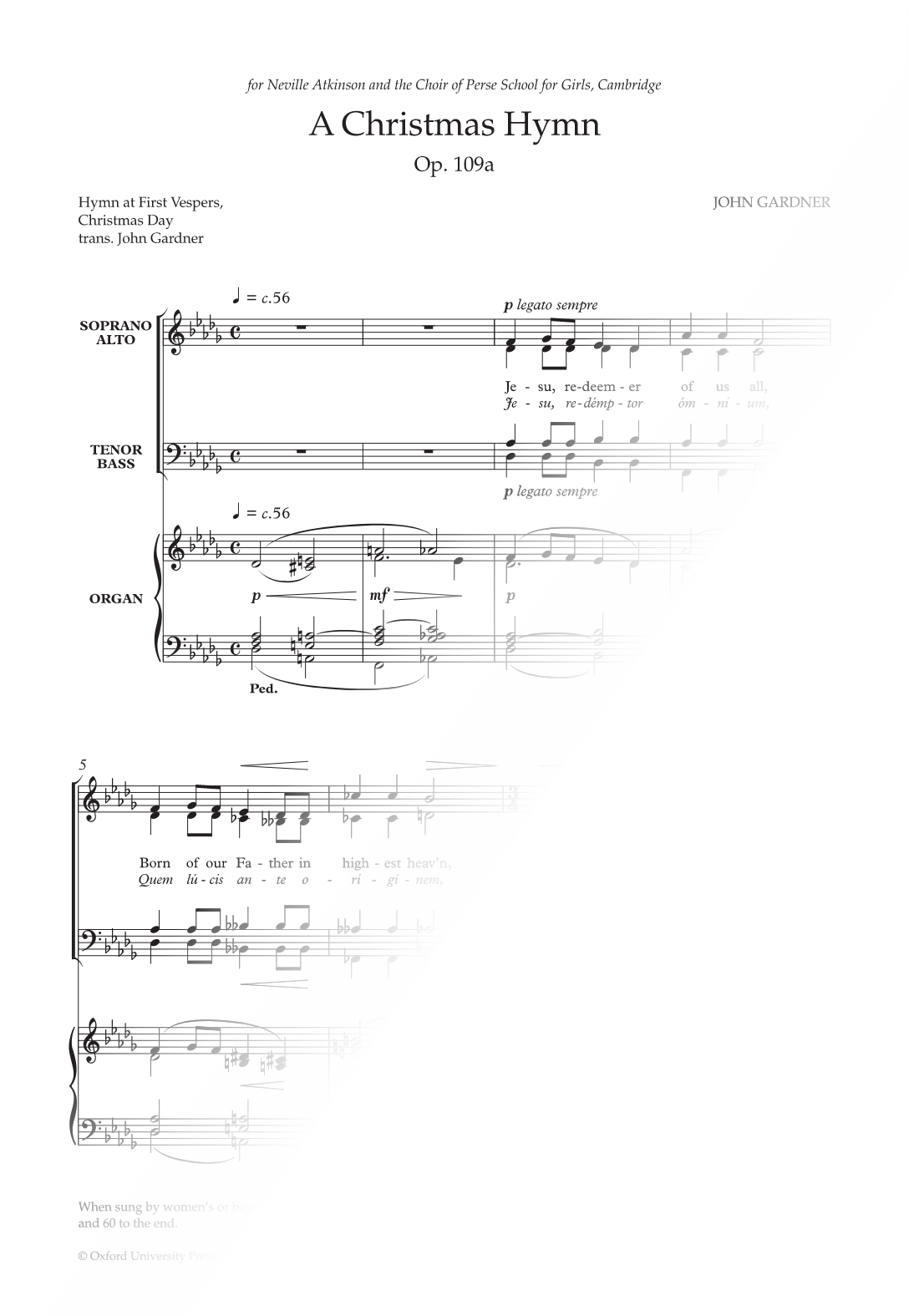 A Christmas Hymn