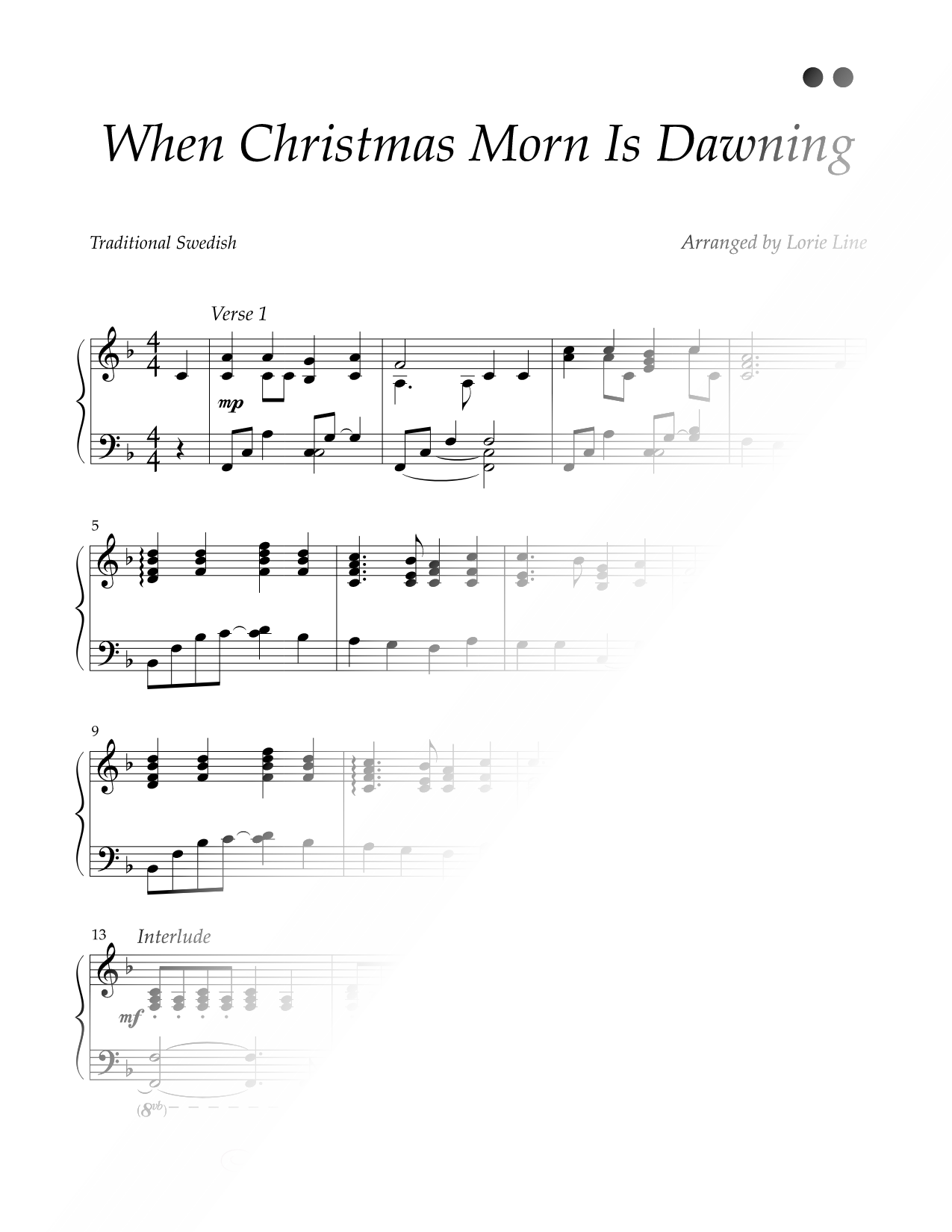 When Christmas Morn Is Dawning